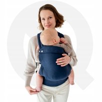 Nosidełko regulowane QUSY Standard 2.0 - Linen Navy + pady