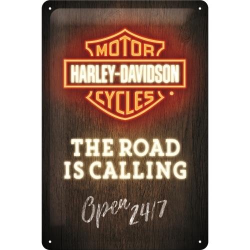 Nostalgic-Art Merchandising Gmb, Szyld 20x30 cm Harley Road
