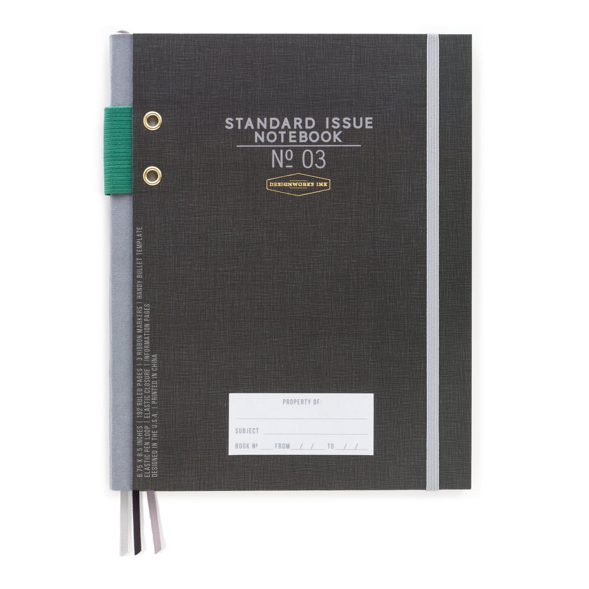 Zdjęcia - Planner Notatnik 192 Strony 'Standard Issue Jbe86 - Black' | Designworks Ink