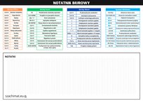 Notatnik Biurowy A3 Office, Excel, Word, Windows Inna marka