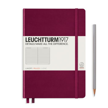 Notatnik Leuchtturm1917 Medium, notatnik w linie,A5, bordowy - Leuchtturm
