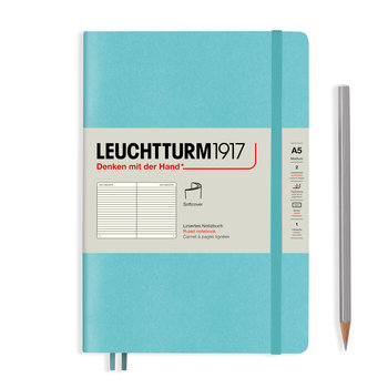 Notatnik Leuchtturm1917 Medium, notatnik w linie, A5, Rising Colours Aquamarine - Leuchtturm