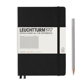 Notatnik Leuchtturm1917 Medium, notes w kratkę, A5, czarny - Leuchtturm