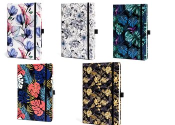 Notatnik notes A5m 100 kartek twardy z kolorowym printem PETERSON, wysyłka losowa - Peterson