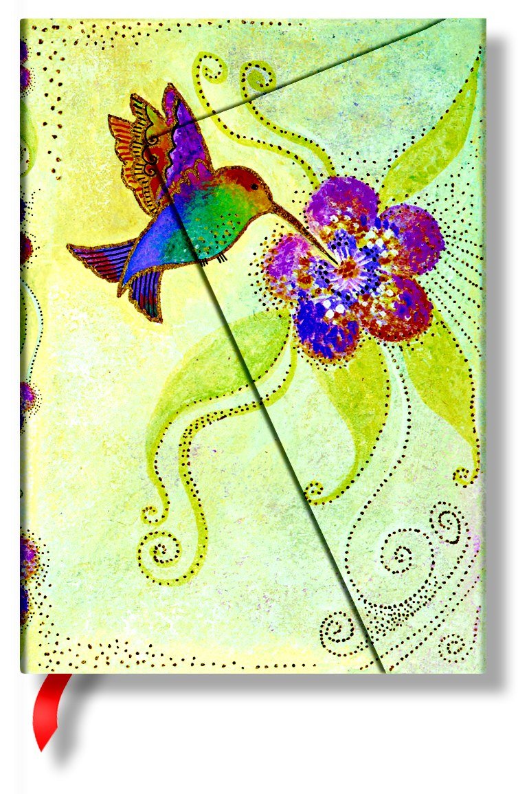 Фото - Щоденник Paperblanks Notatnik w linię, Laurel Burch Whimsical Creations Hummingbird Midi 