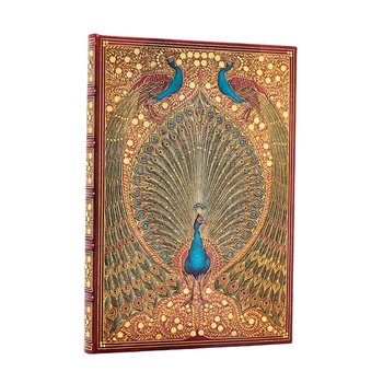 Notatnik w linie Paperblanks Hafiz's Peacocks Midi - Paperblanks