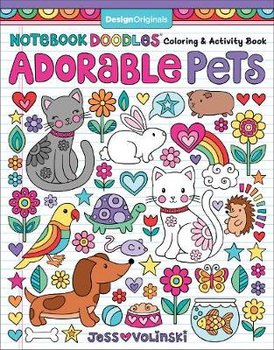 Notebook Doodles Adorable Pets: Coloring & Activity Book - Volinski Jess