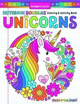 Notebook Doodles Unicorns - Volinski Jess