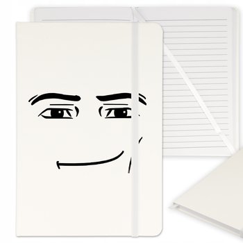 Notes A5 Biały Planer Notatnik Zeszyt Roblox Face - StyleCouture