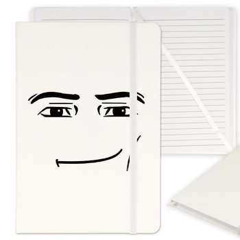 NOTES A5 BIAŁY PLANER NOTATNIK ZESZYT ROBLOX FACE - Inna marka