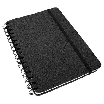 Notes A5 Na Gumkę W Linie 80K Czarny     Spirala Empen