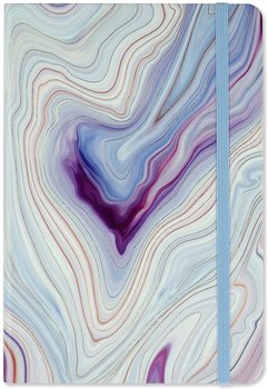 Notes A5 w kropki, Peter Pauper Press, Niebieski Agat - Peter Pauper Press