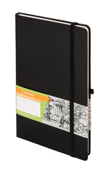 Notes A5 w kropki zamykany na gumkę, czarny, Romantyzm Antra - Antra