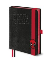 Notes A5 z gumką Marvel Deadpool 96 kartek w linie w twardej oprawie