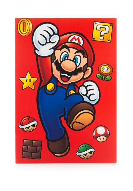 Notes A5 zeszyt Super Mario 32 strony w kratkę notatnik szkolny dla ...