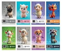 Notes A7/50 Kids (10szt) WEKTOR