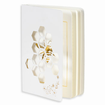 Notes, Bee Happy, A5, plaster miodu, 96 kartek - Paperdot