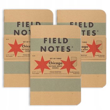 Notes Field Notes Chicago Edition - Kratka - 3 Pack - Inna marka