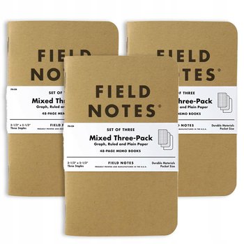 Notes Field Notes Original Kraft - Mix - 3 Pack - Inna marka