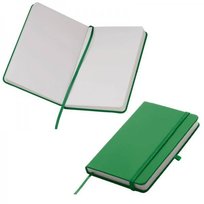 Notes gładki, A6, Lubeck, zielony Basic