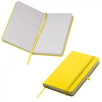 Notes gładki, A6, Lubeck, żółty Basic