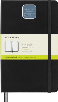 Notes Moleskine Classic L (13x21cm) gładki, twarda oprawa, czarny 400 stron - Moleskine