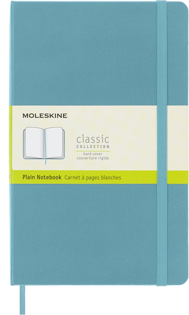 Notes Moleskine Classic L (13x21cm) gładki, twarda oprawa, niebieski ...