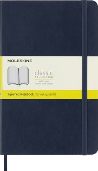 Notes Moleskine Classic L (13x21cm) w kratkę, miękka oprawa, granatowy - Moleskine