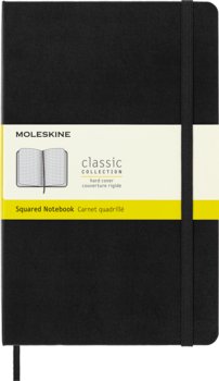 Notes Moleskine Classic L (13x21cm) w kratkę, twarda oprawa, czarny - Moleskine