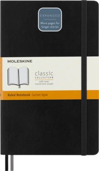 Notes Moleskine Classic L (13x21cm) w linie, miękka oprawa, czarny 400 stron - Moleskine