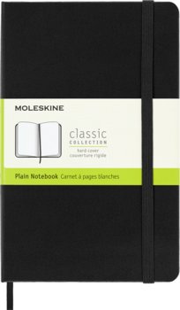 Notes Moleskine Classic M (11,5x18 cm) gładki, twarda oprawa, czarny, 208 stron  - Moleskine