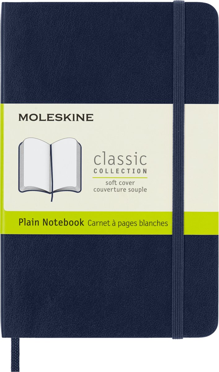 Zdjęcia - Planner Moleskine Notes  Classic P  gładki, miękka oprawa, granatowy (9x14cm)