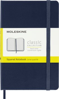 Notes Moleskine Classic P (9x14cm) w kratkę, twarda oprawa, granatowy - Moleskine