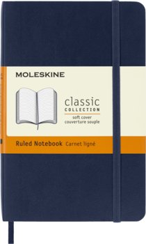 Notes Moleskine Classic P (9x14cm) w linie, miękka oprawa, granatowy - Moleskine