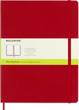 Notes Moleskine Classic XL (19x25cm) gładki, twarda oprawa, czerwony - Moleskine