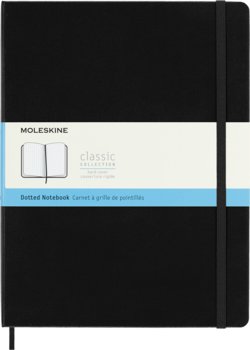 Notes Moleskine Classic XL (19x25cm) w kropki, twarda oprawa, czarny - Moleskine