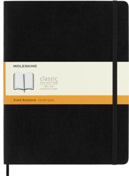 Notes Moleskine Classic XL (19x25cm) w linie, miękka oprawa, czarny - Moleskine