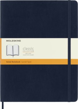 Notes Moleskine Classic XL (19x25cm) w linie, miękka oprawa, granatowy - Moleskine