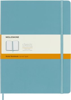 Notes Moleskine Classic XL (19x25cm) w linie, twarda oprawa, niebieski - Moleskine