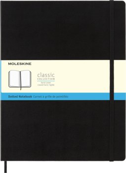 Notes Moleskine Classic XXL (21,6x27,9cm) w kropki, twarda oprawa, czarny - Moleskine