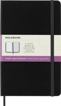 Notes Moleskine L (13x21cm) linie-gładki, twarda oprawa, czarny, 240 stron - Moleskine