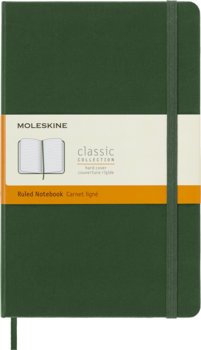 Notes Moleskine L (13x21cm) w linie, twarda oprawa, myrtle green, 240 stron  - Moleskine