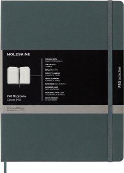 Notes Moleskine PROFESSIONAL XL (19x25 cm), forest green, twarda oprawa, 192 strony - Moleskine