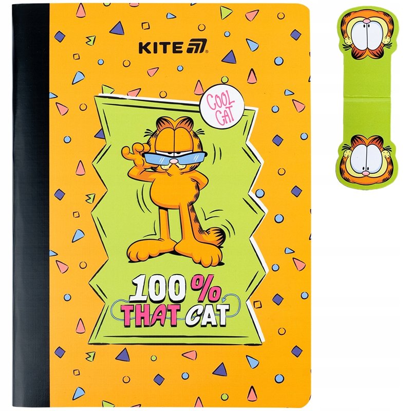 Garfield Notes NOTES NOTATNIK 60 KARTEK Z ZAKŁADKĄ PAMIĘTNIK A5 GARFIELD KITE - KITE ...