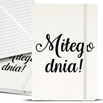 Notes Notatnik Bujo A5 Biały MIŁEGO DNIA Top Wzory StyleCouture