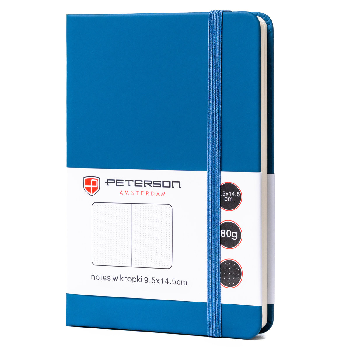 Notes notatnik planer A6 mały Peterson w kropki journal twarda oprawa ...