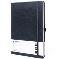 Notes notatnik planer B5 zeszyt z gumką w kropki organizer Peterson szary Peterson