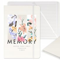 Notes Planer Notatnik W Linie A5 Biały Modne Wzory StyleCouture
