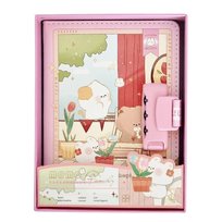 Notes skóropodobny pamiętnik na szyfr z serii Momo Family 122k.