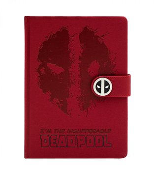 Notes skórzany A5 Marvel Deadpool Notatnik linie 120k na Prezent dla niego - Deadpool